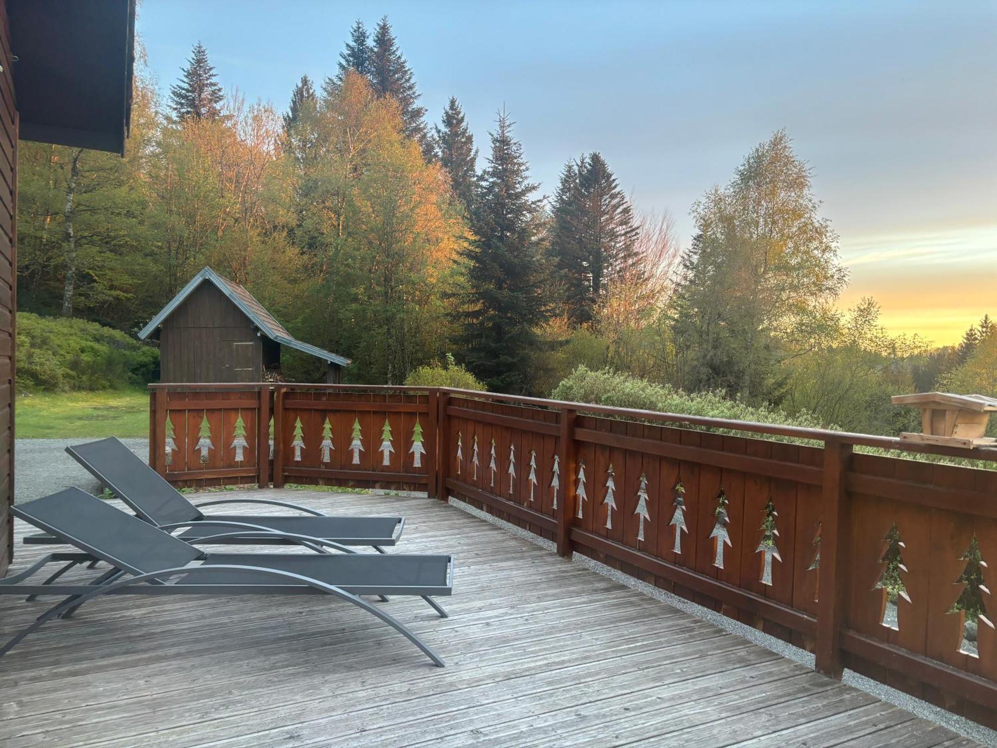 Chalet Avec Jacuzzi Prive, Vue Sur Les Vosges Belfahy Zewnętrze zdjęcie