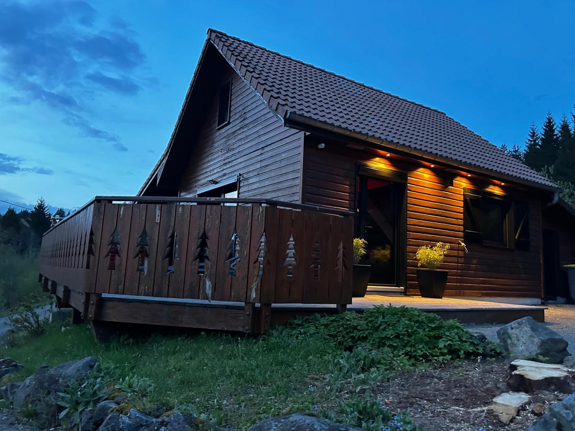 Chalet Avec Jacuzzi Prive, Vue Sur Les Vosges Belfahy Zewnętrze zdjęcie