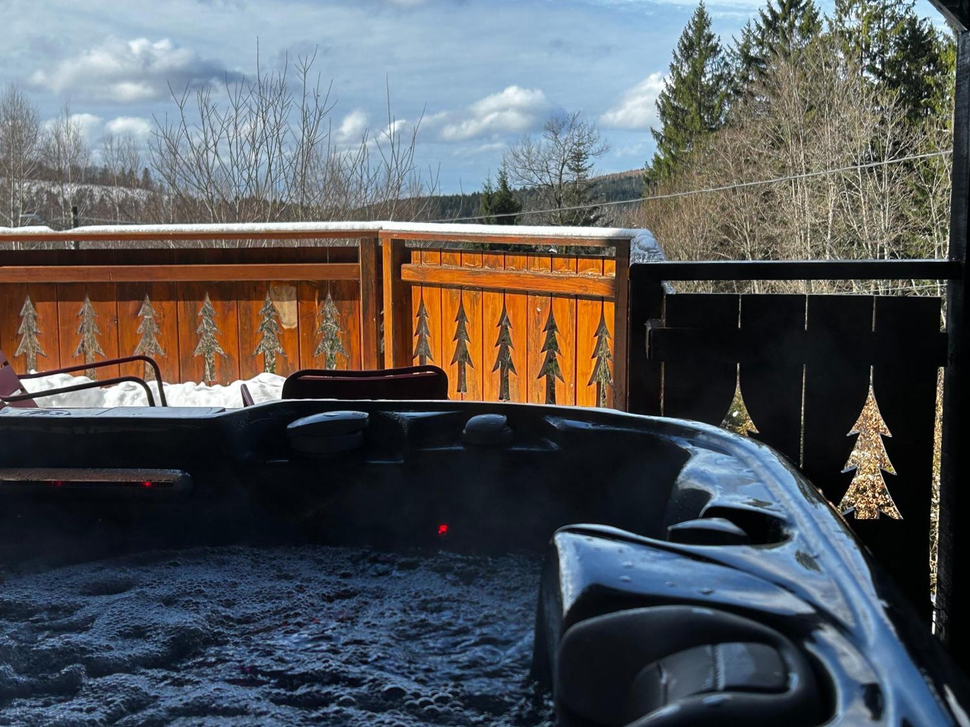Chalet Avec Jacuzzi Prive, Vue Sur Les Vosges Belfahy Zewnętrze zdjęcie