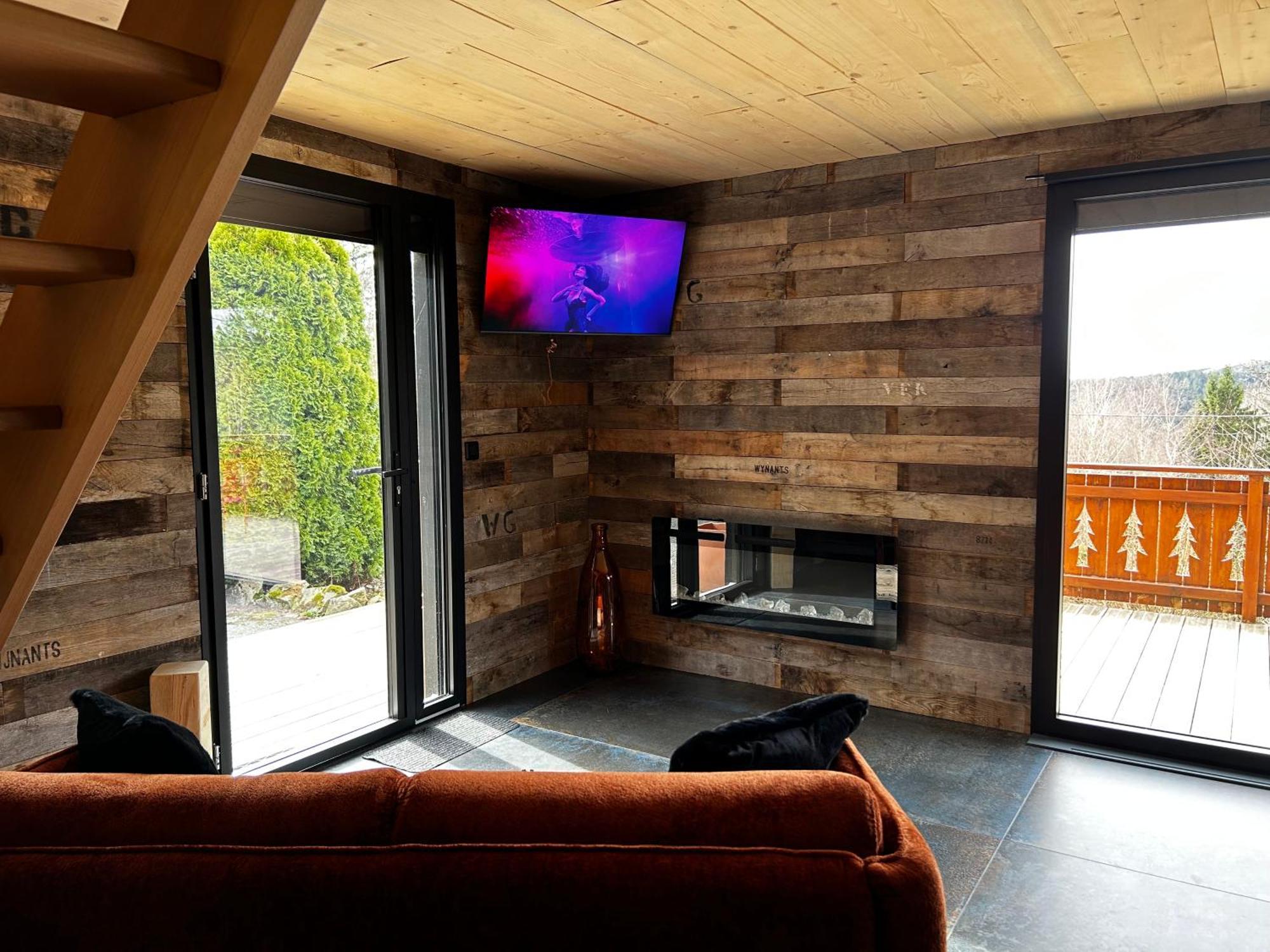 Chalet Avec Jacuzzi Prive, Vue Sur Les Vosges Belfahy Zewnętrze zdjęcie